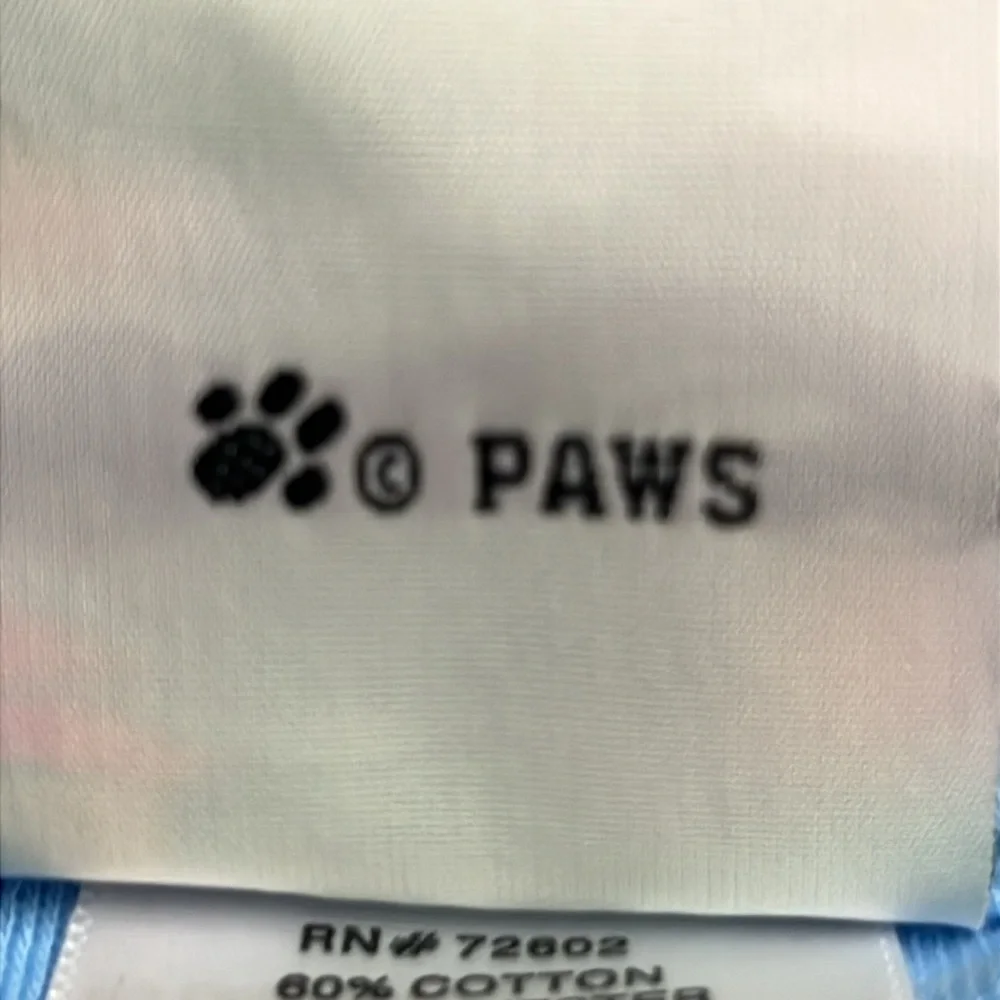 Garfield Paws Long Sleeve Pajama Top M Embroidered Fleece Vintage NEW WITH TAGS - Picture 5 of 11